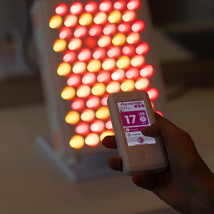 Vital Pro 2.0 red light therapy panel in use at home