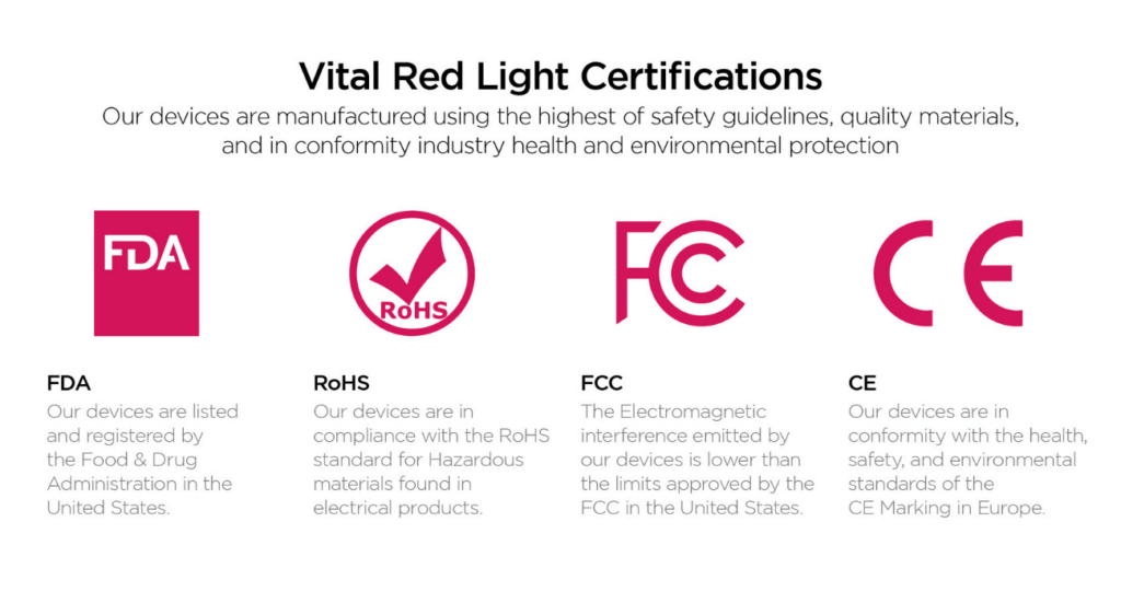 vital redlight certifications